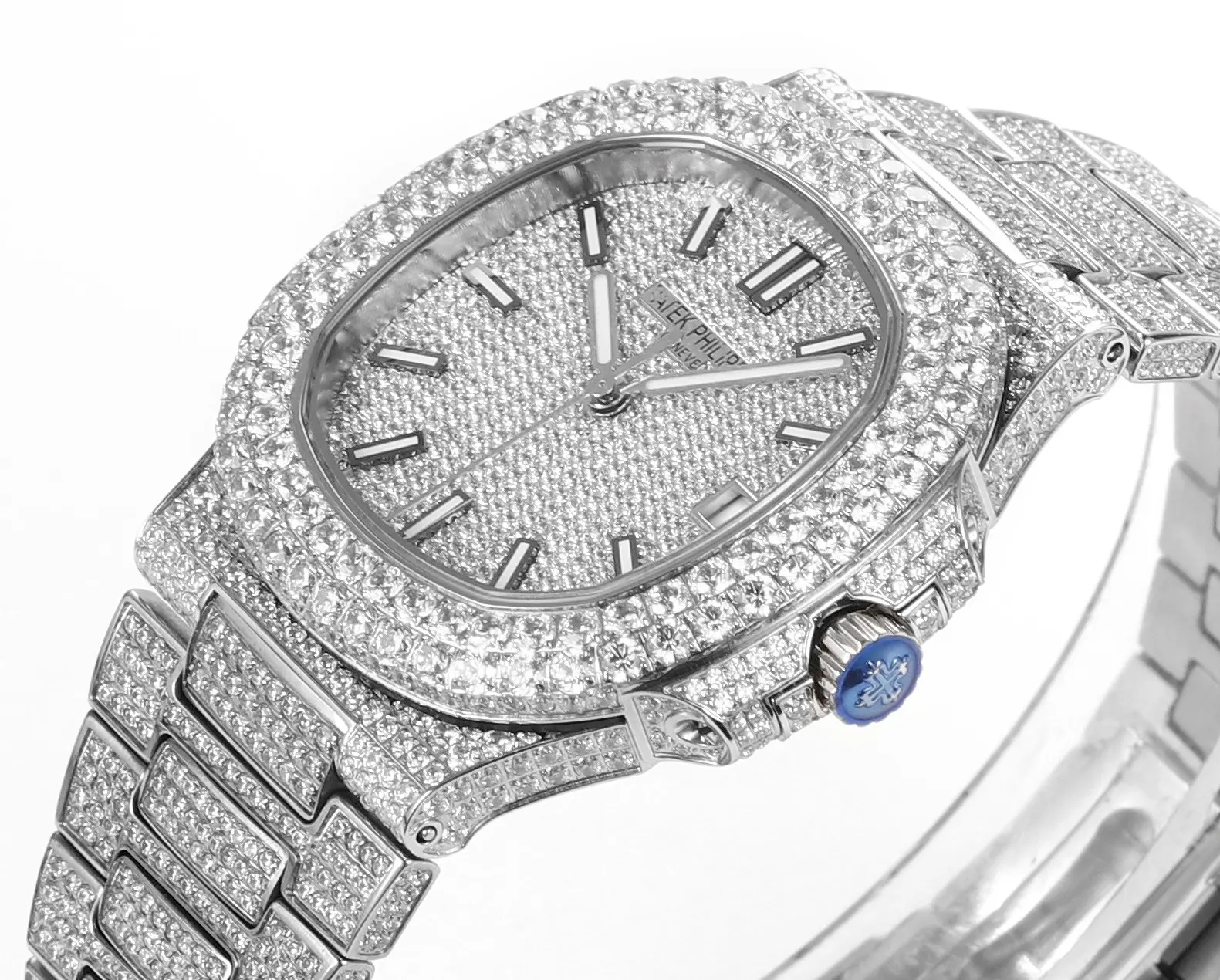 Patek Philippe Nautilus Full Star Platinum Watch - view 6
