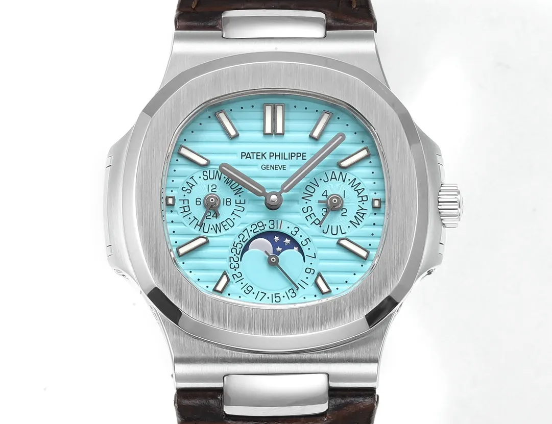 Patek Philippe Nautilus Blue Perpetual Calendar - view 3