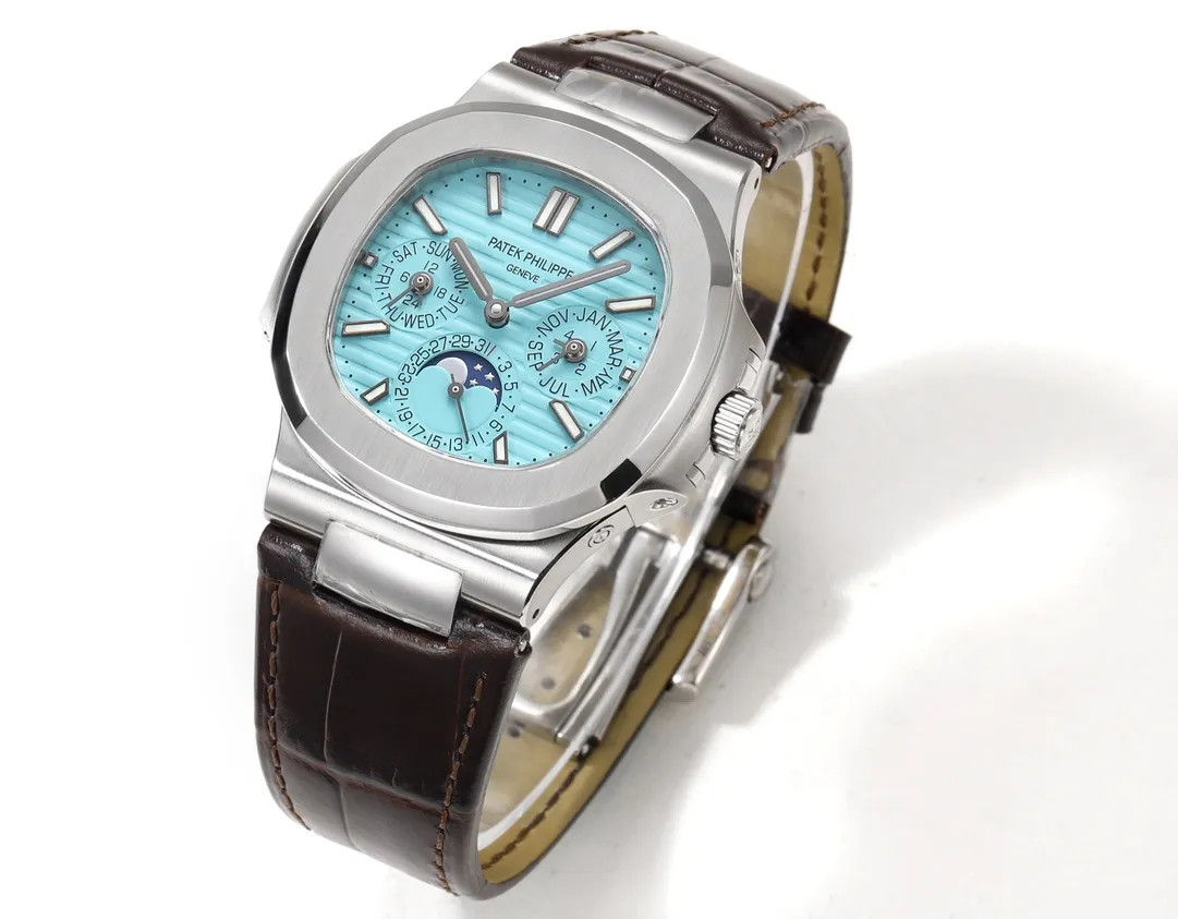 Patek Philippe Nautilus Blue Perpetual Calendar - view 4