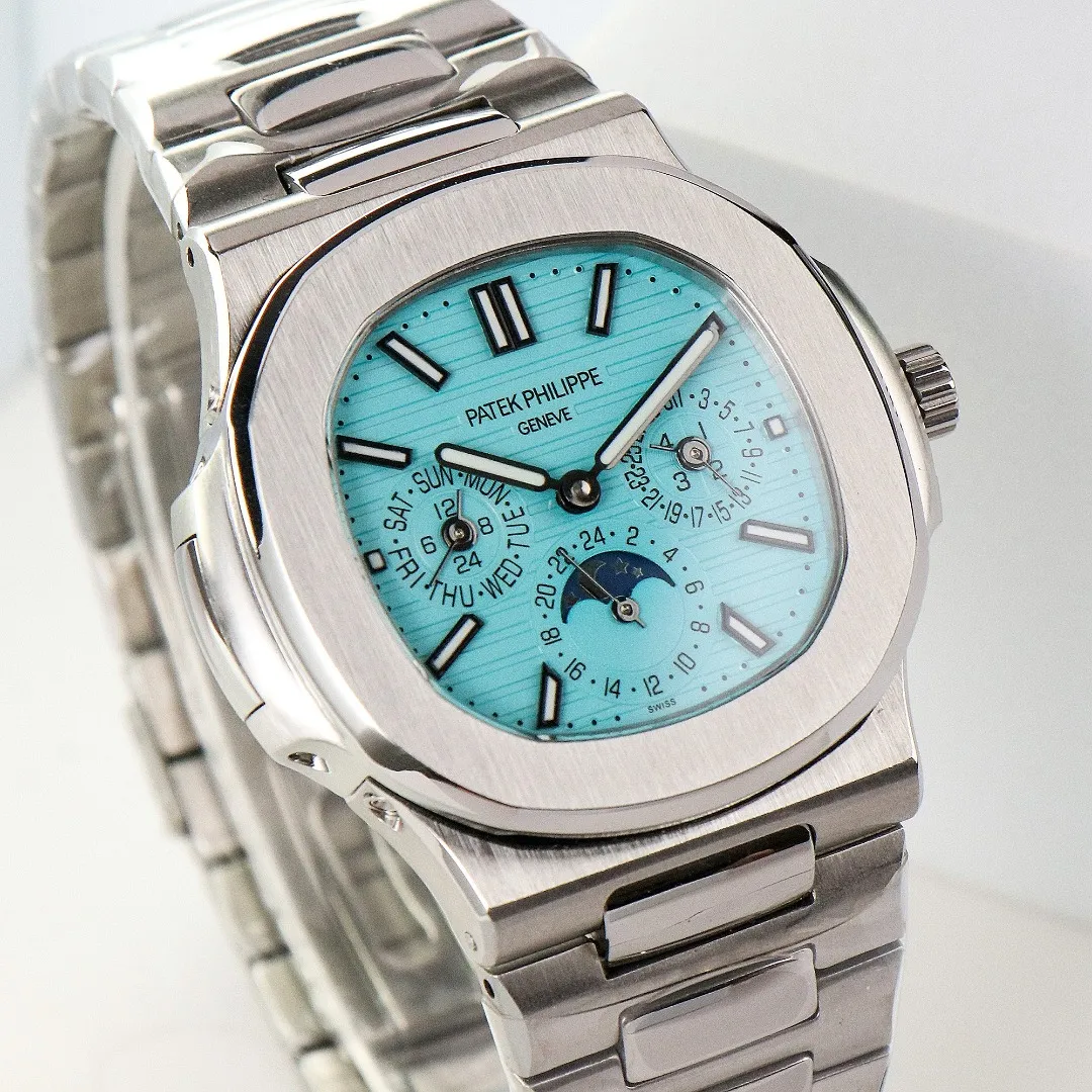 Patek Philippe Blue Nautilus Watch 5740/1G - view 3