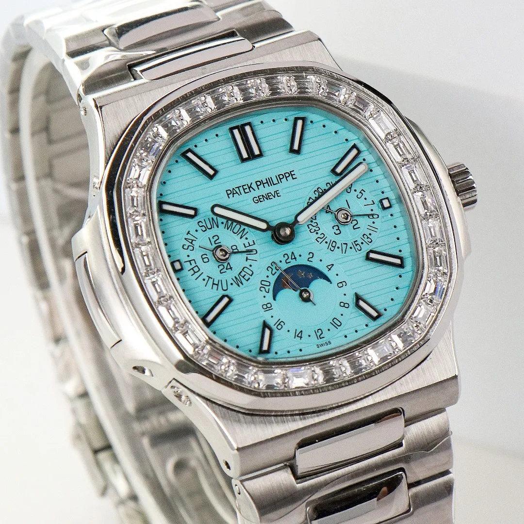 Patek Philippe Blue Nautilus Watch 5740/1G - view 6