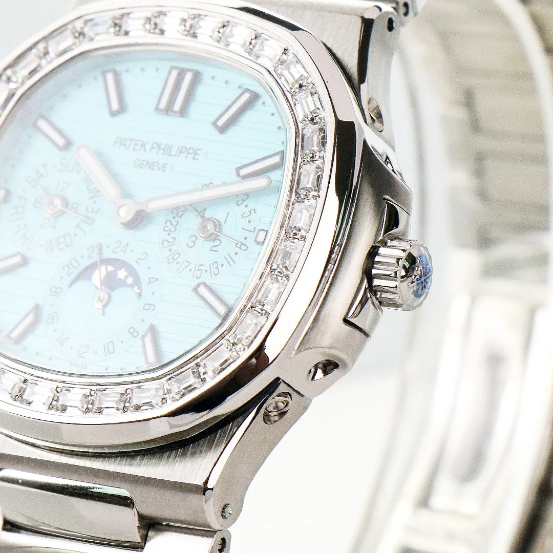 Patek Philippe Blue Nautilus Watch 5740/1G - view 8
