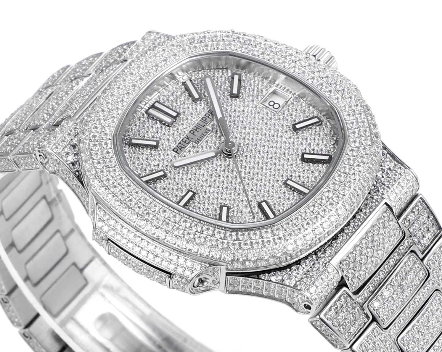 Patek Philippe Nautilus Full Star Platinum Watch - view 4