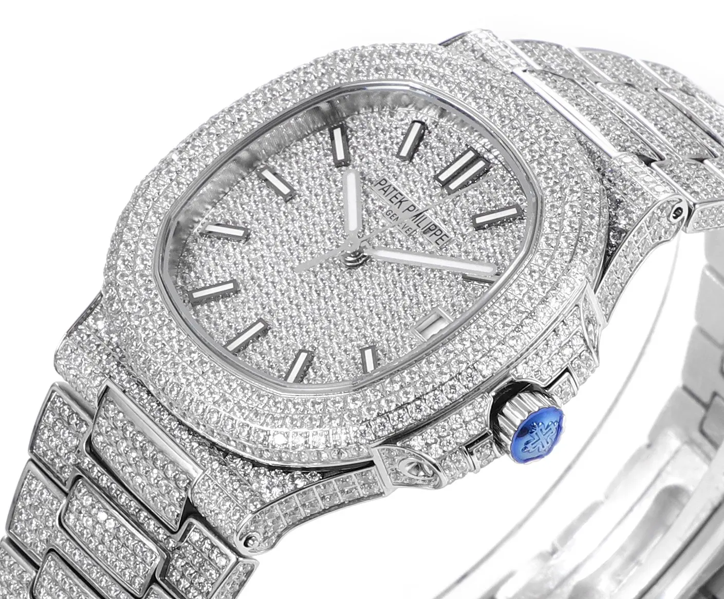 Patek Philippe Nautilus Full Star Platinum Watch - view 5