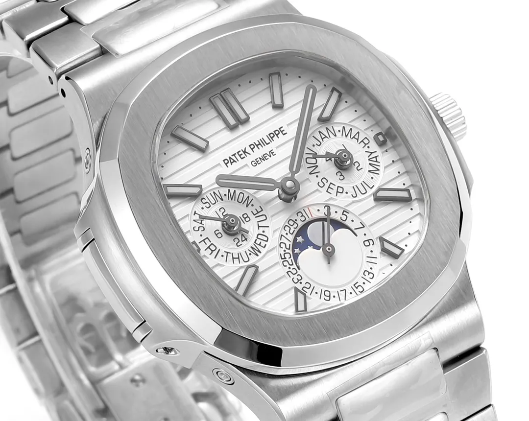 Patek Philippe Silver Nautilus Watch - view 6