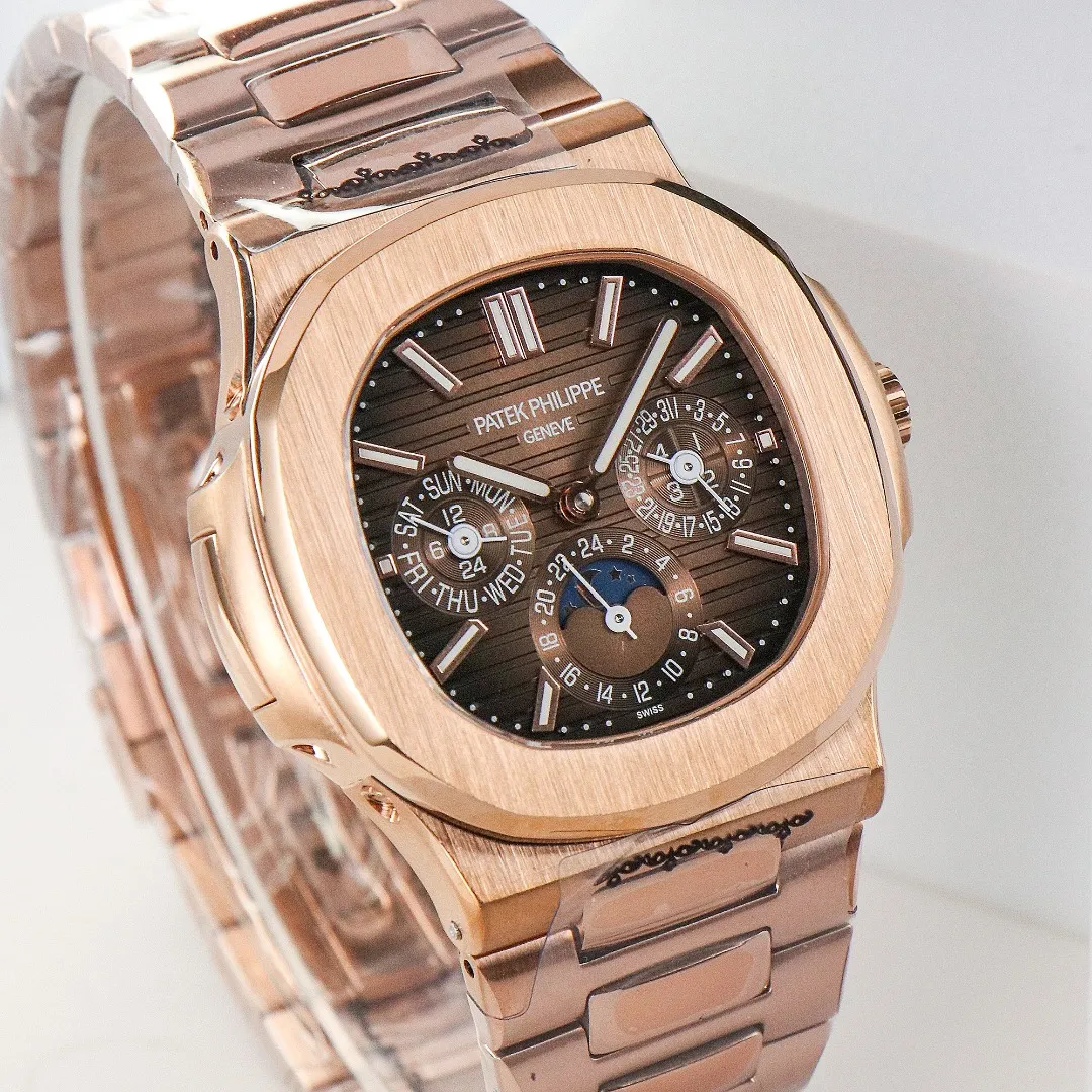 Patek Philippe Rose Gold Nautilus Watch - view 3
