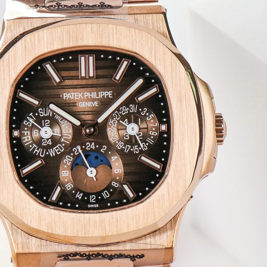Patek Philippe Rose Gold Nautilus Watch - view 4
