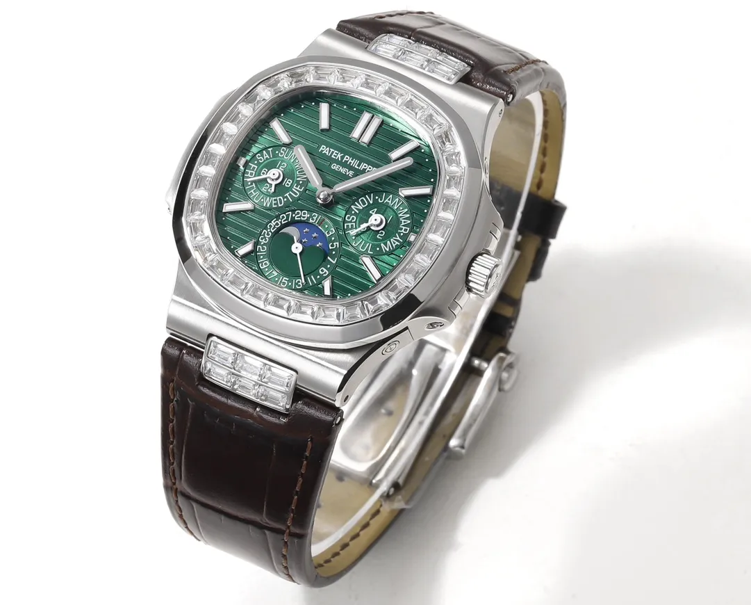 Patek Philippe Green Nautilus Watch - view 4