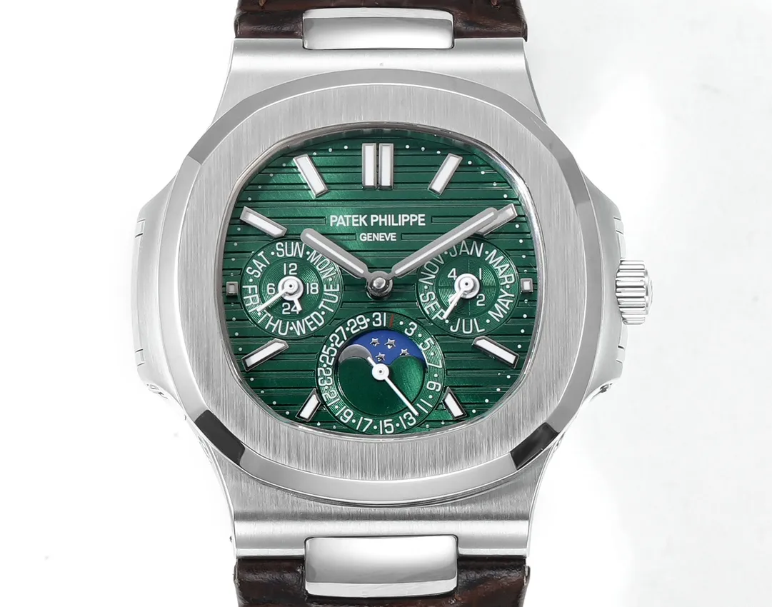 Patek Philippe Green Nautilus Watch - view 3