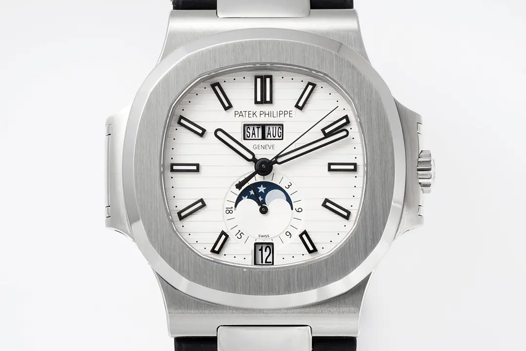 Patek Philippe Blue Nautilus Rubber Watch - view 3
