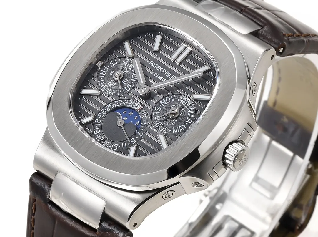 Patek Philippe Nautilus Grey Perpetual Watch - view 5