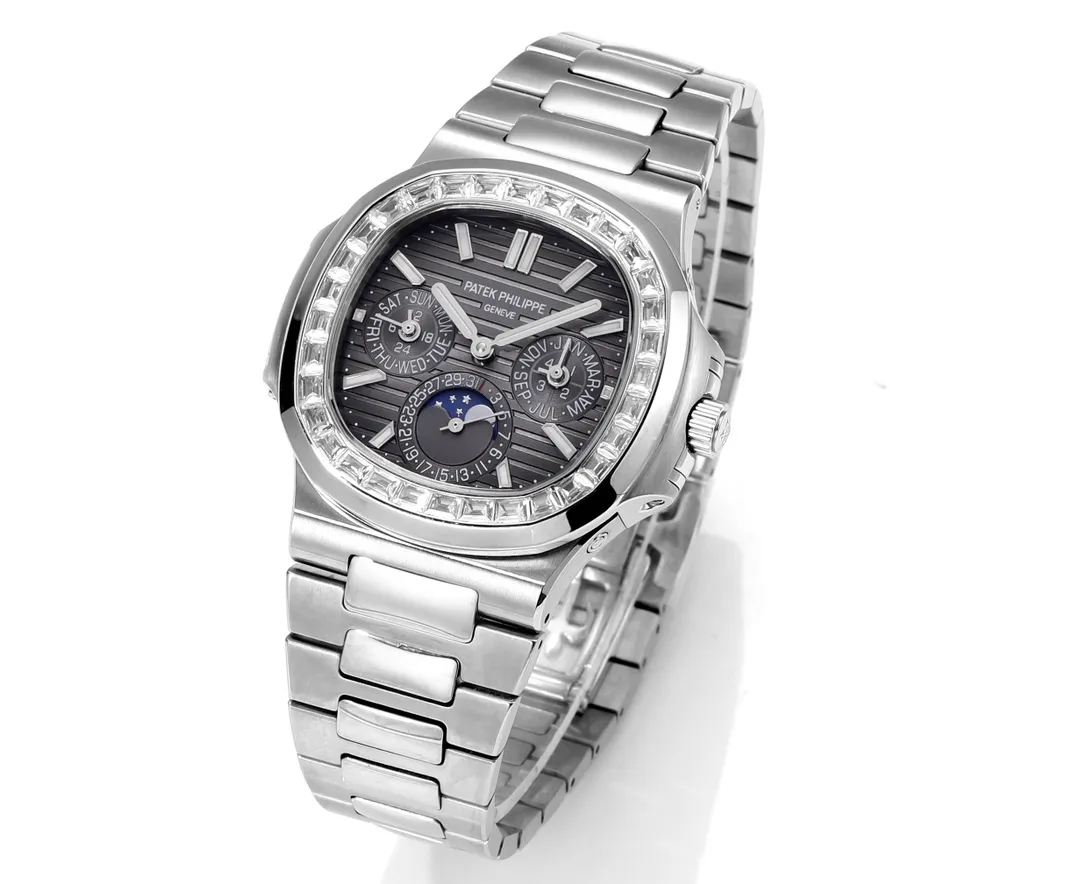 Patek Philippe Nautilus Grey Complication Watch - view 4