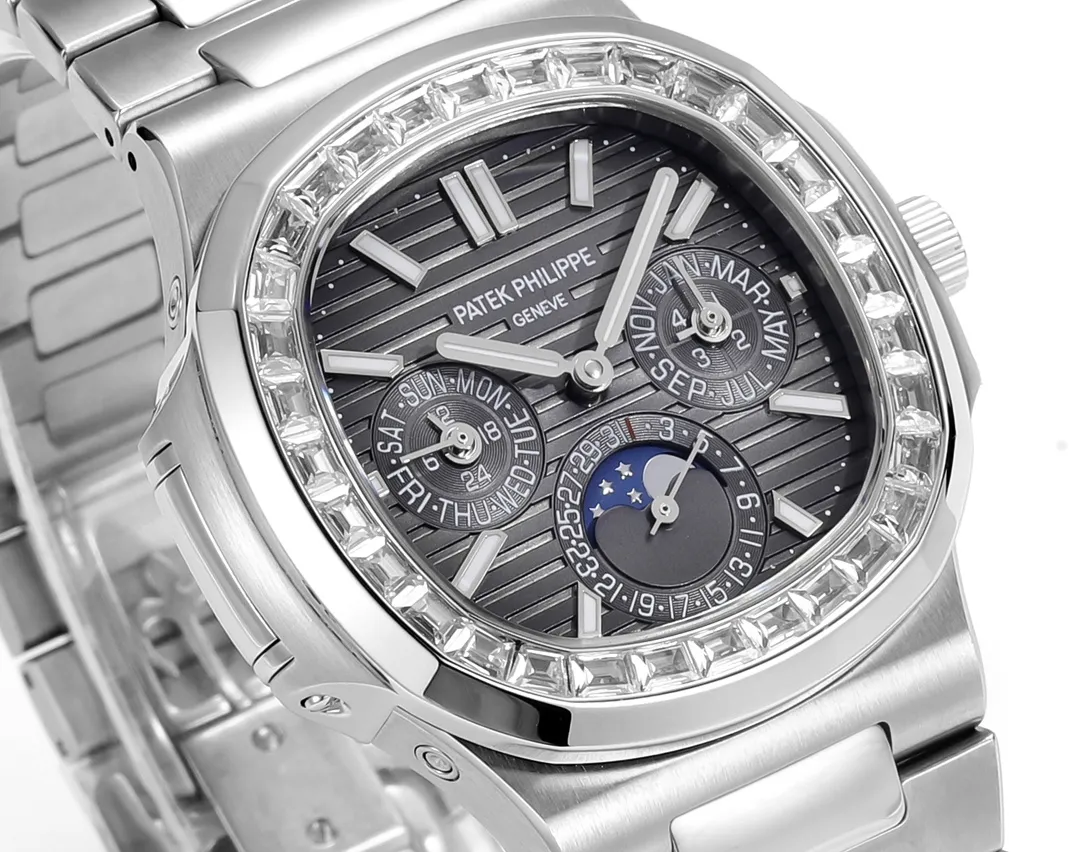 Patek Philippe Nautilus Grey Complication Watch - view 6