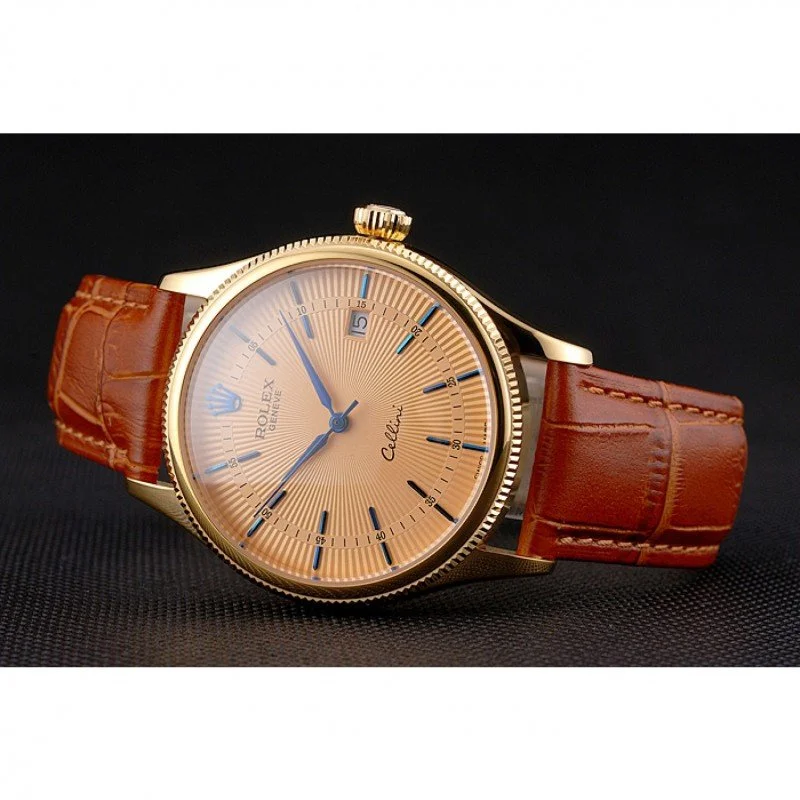 Superclone Rolex Cellini 38mm Gold Dial REP016797 - gallery