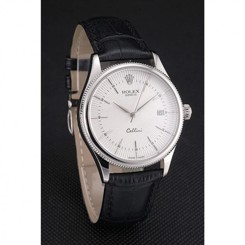 Superclone Rolex Cellini 38mm White Dial REP016802 - gallery