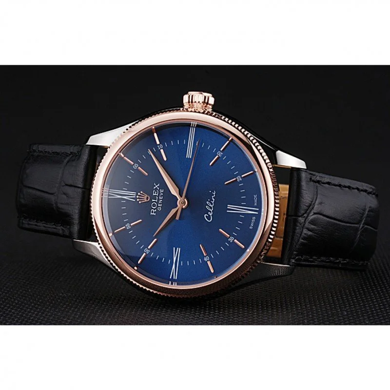Rolex Cellini 40mm Blue Dial 622841 - view 5