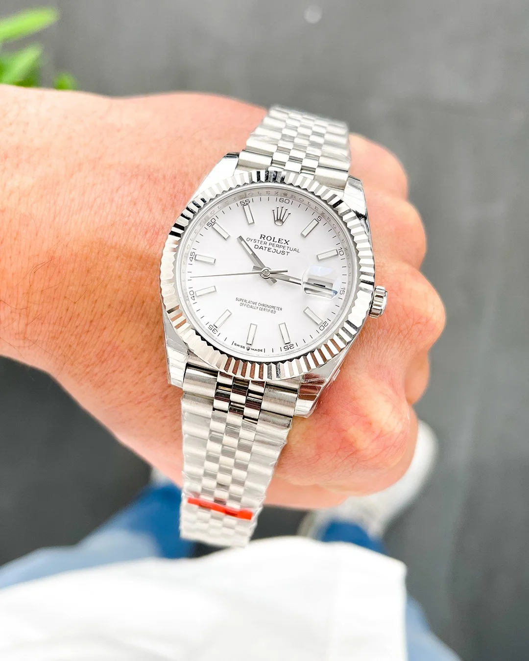 Rolex Datejust 41mm White Dial 126334 Jubilee Flutted - gallery