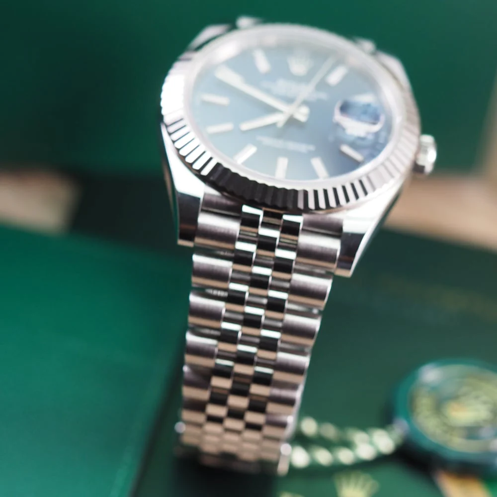 Rolex Datejust 41mm Blue Dial 126334 Jubilee - view 7