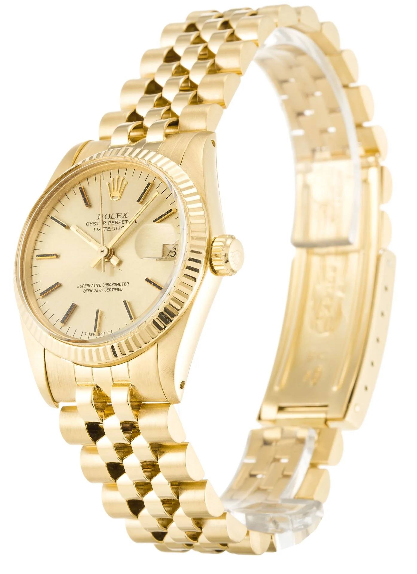 Rolex Datejust Mid-Size 30mm Champagne Dial 6827 - view 3