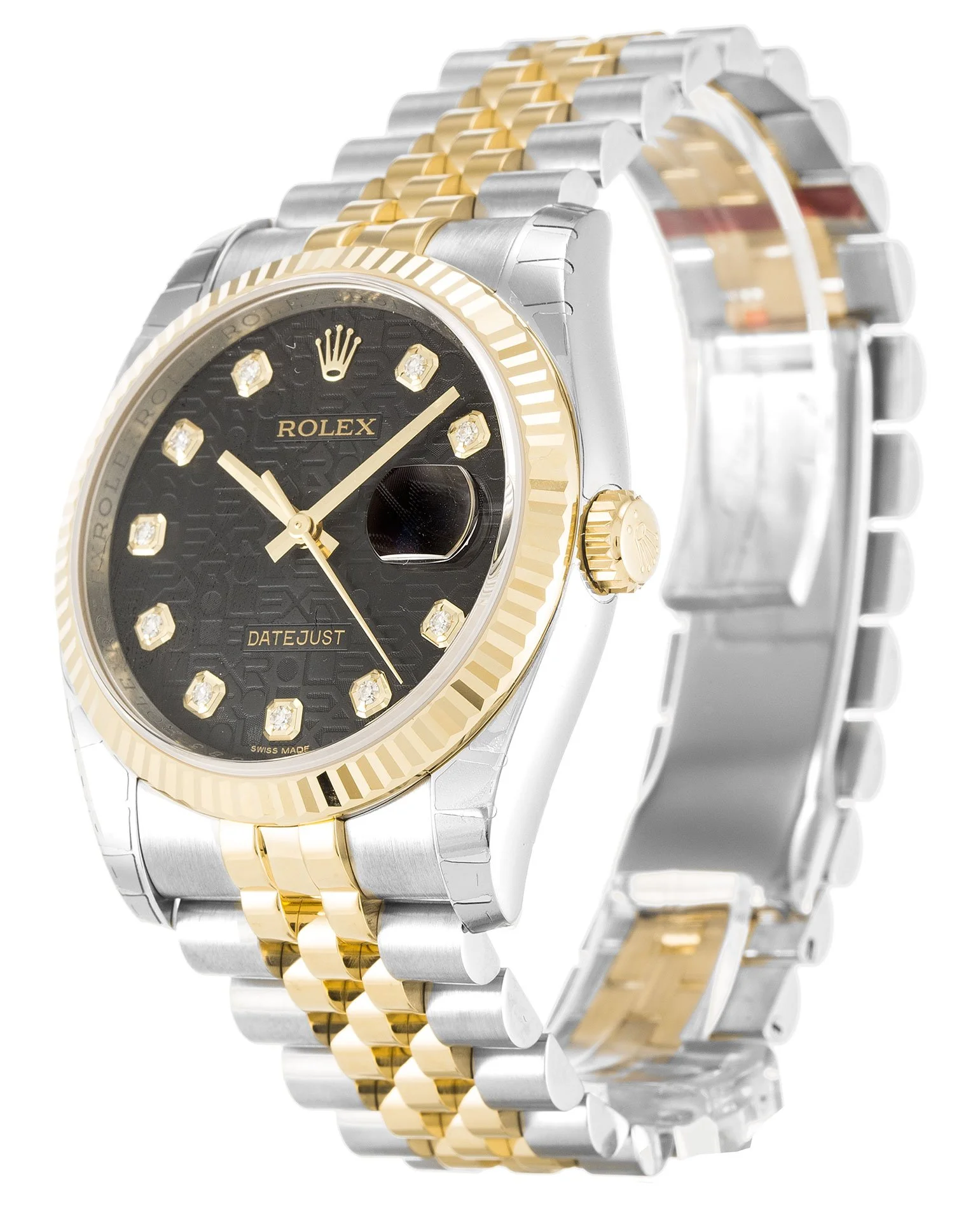 Rolex Datejust 36mm Black Jubilee Dial 116233 - view 3