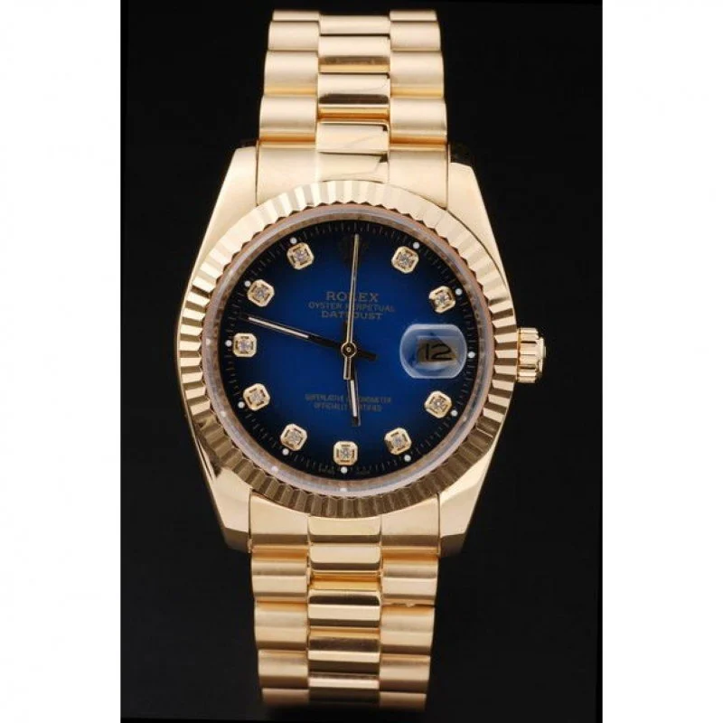 Superclone Rolex Datejust 36mm Blue Dial SRL71 - view 3