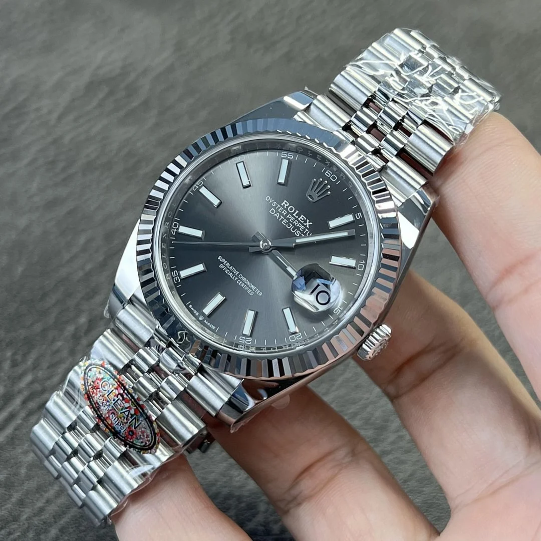 Superclone Rolex Datejust 41mm Rhodium Dial 126334 Jubilee - view 3