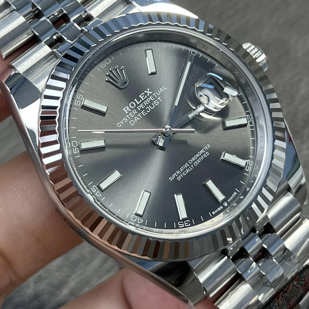 Superclone Rolex Datejust 41mm Rhodium Dial 126334 Jubilee - view 6