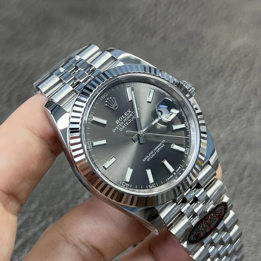 Superclone Rolex Datejust 41mm Rhodium Dial 126334 Jubilee - view 7
