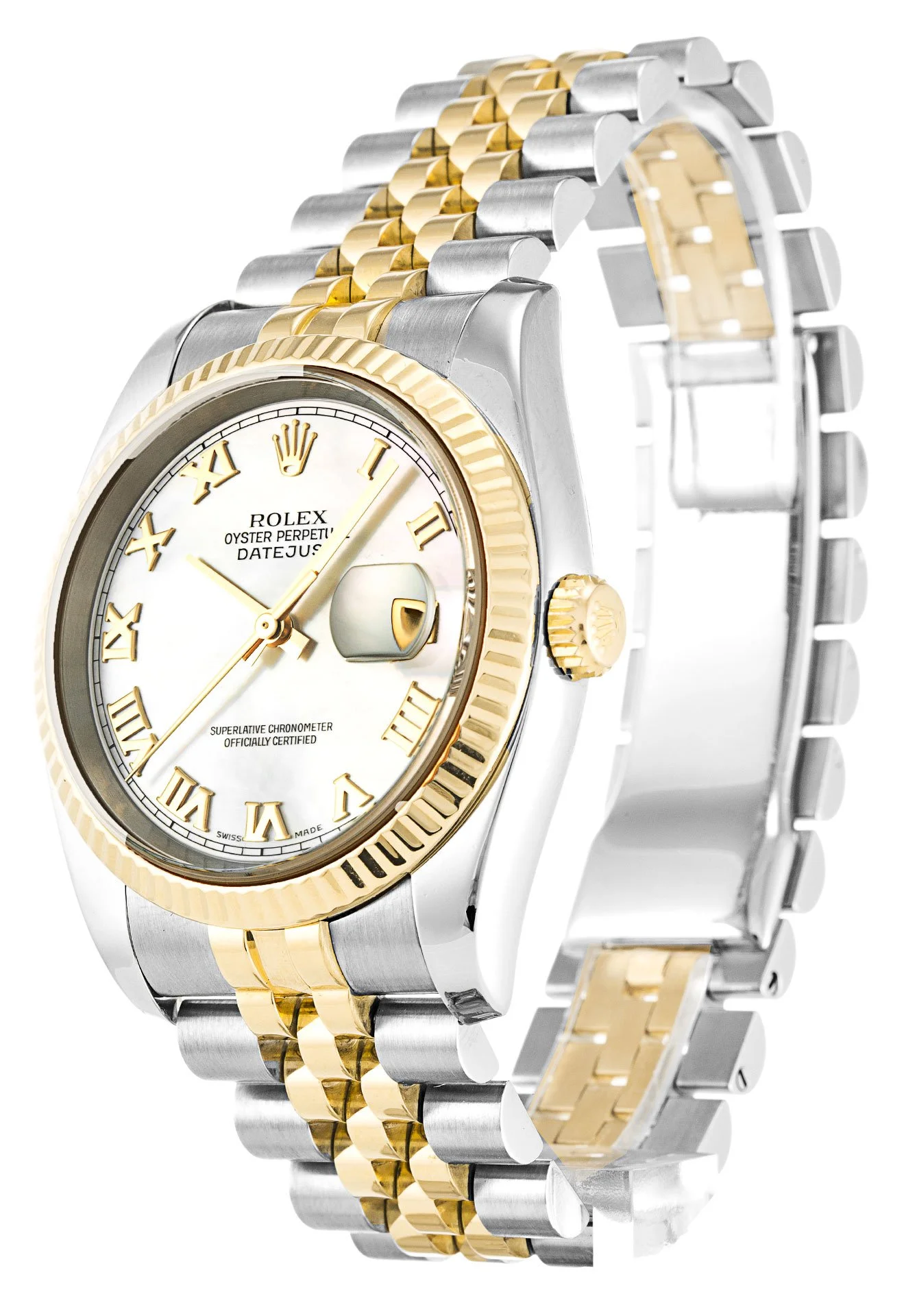 Rolex Datejust 36mm Mother of Pearl   White Dial 116233 - view 3