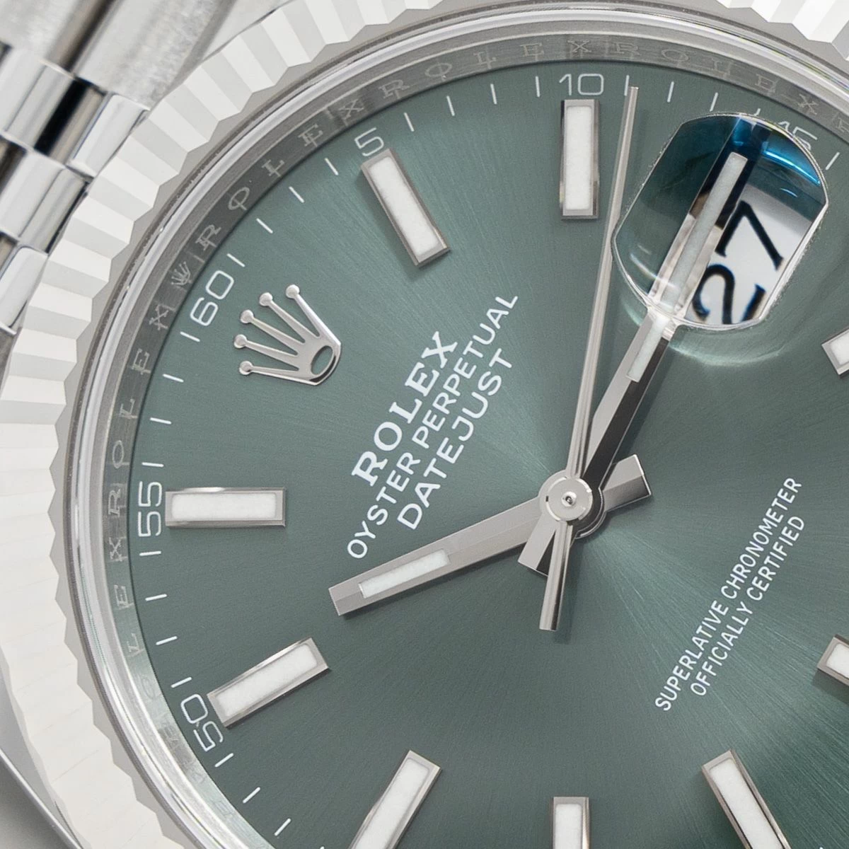 Rolex Datejust 41mm Green Dial 126334 Jubilee - view 11