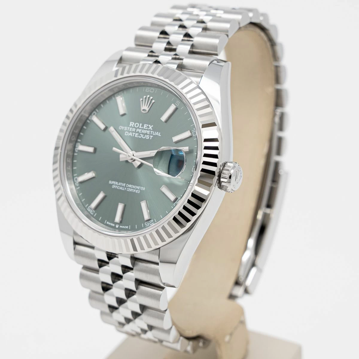 Rolex Datejust 41mm Green Dial 126334 Jubilee - view 6