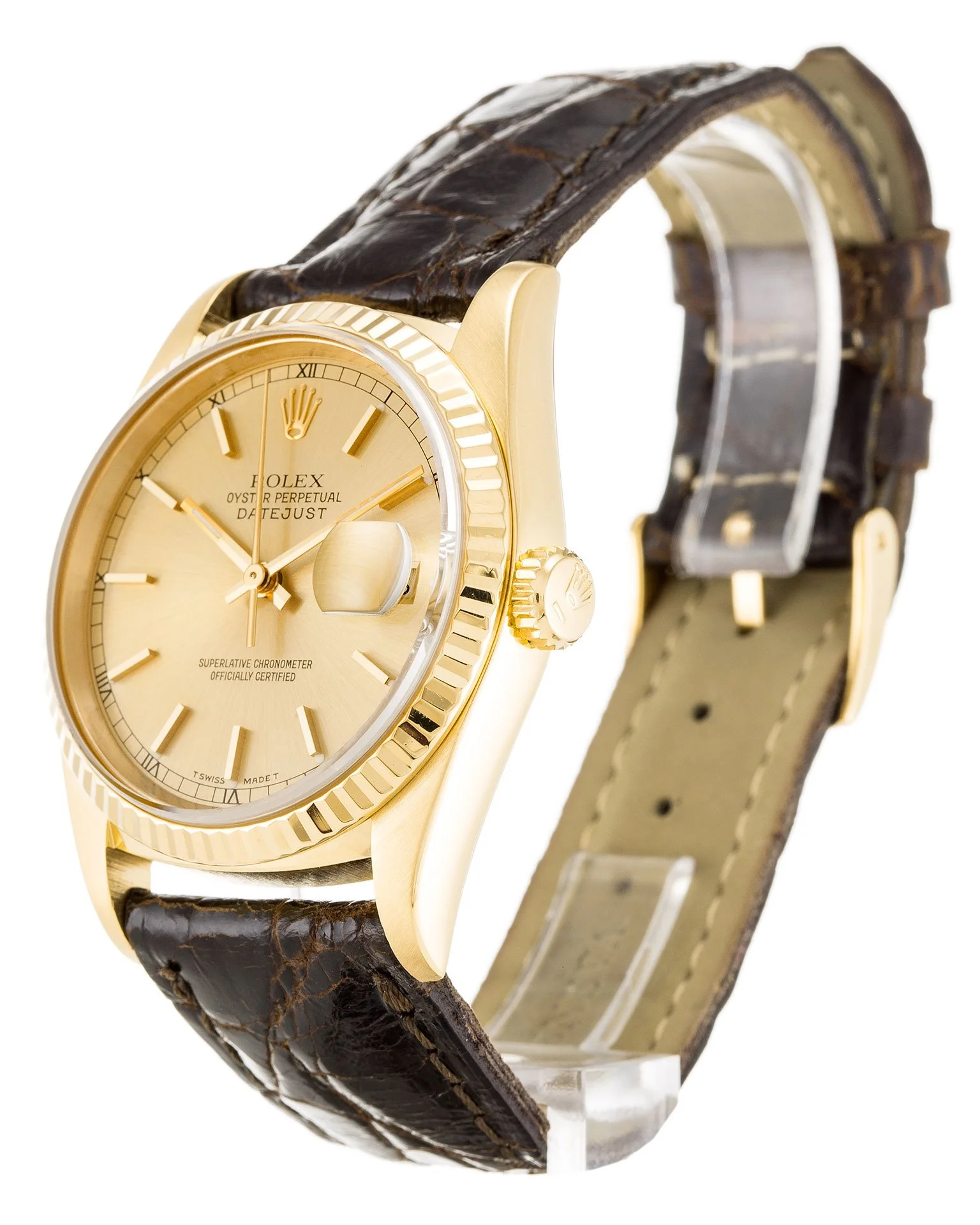Rolex Datejust 36mm Champagne Dial 16238 - view 3