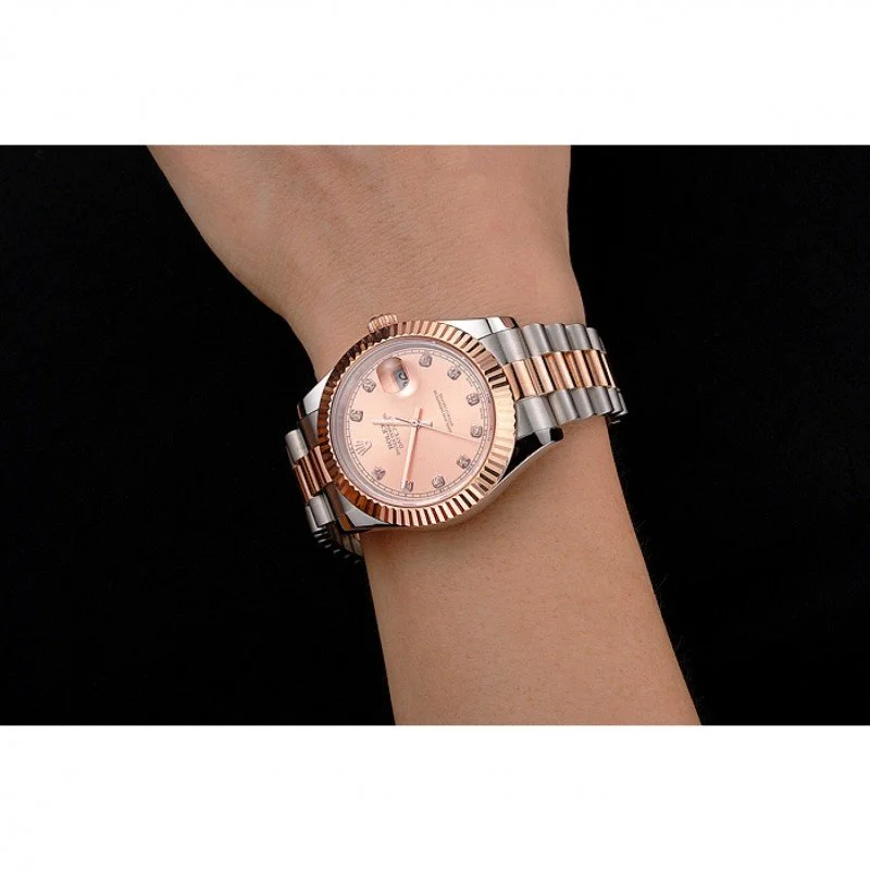 Superclone Rolex Datejust 41mm Rose-Gold Dial REP016816 - view 11
