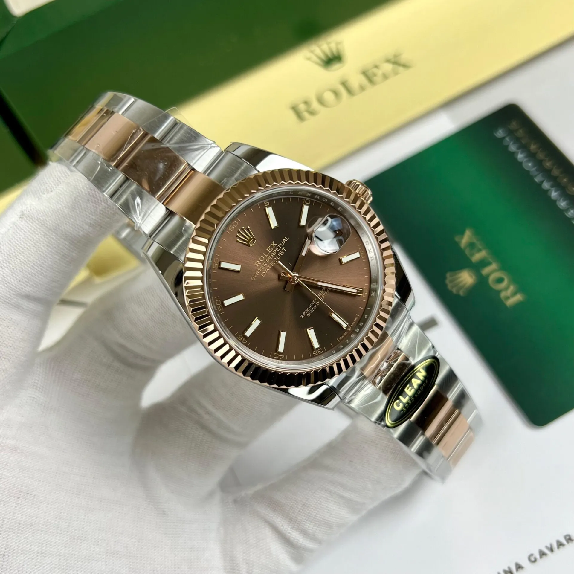Superclone Rolex Datejust 41 mm Chocolate Dial 126331 Oyster - view 11