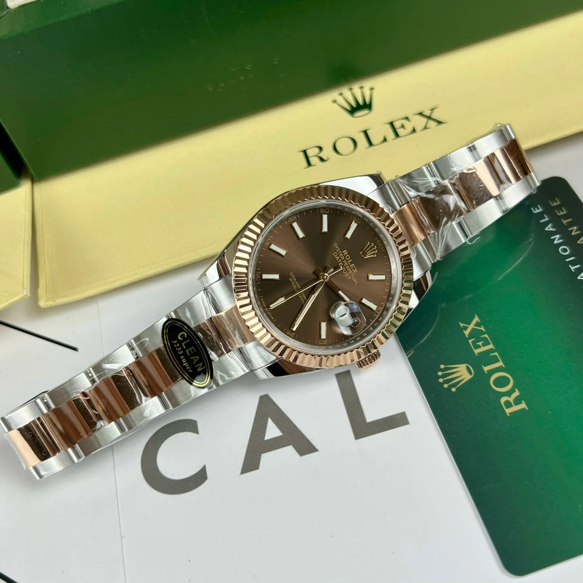 Superclone Rolex Datejust 41 mm Chocolate Dial 126331 Oyster - view 12