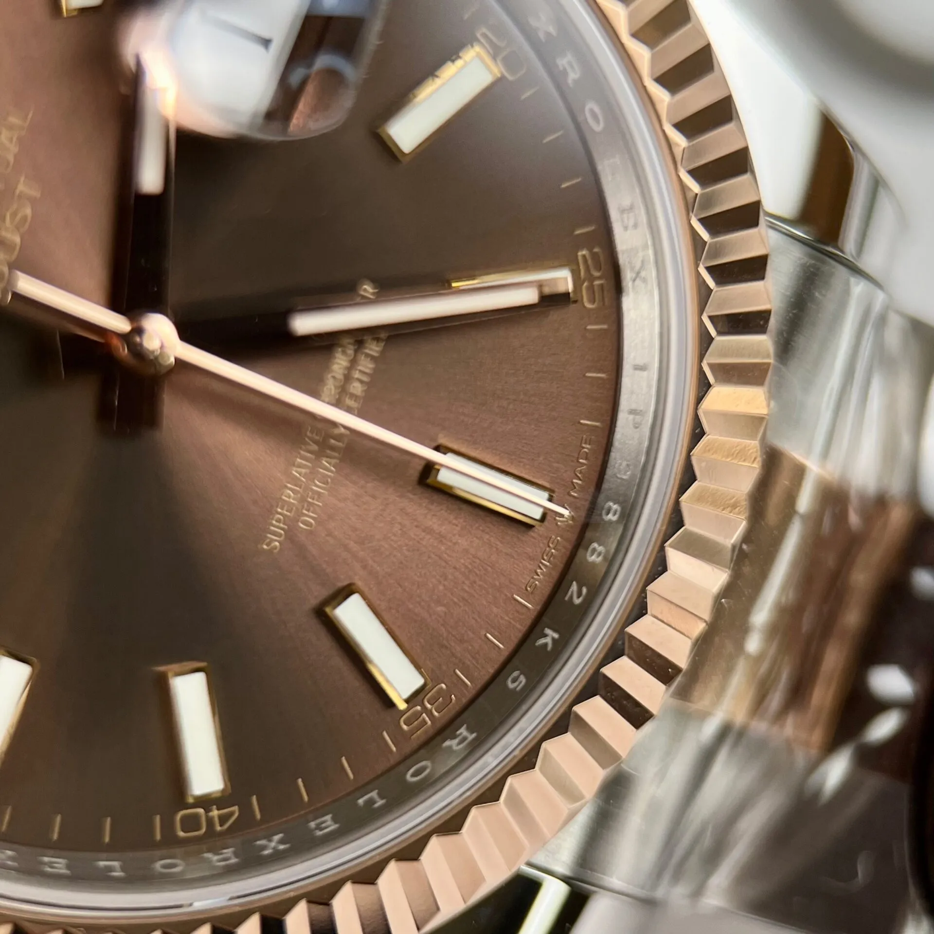 Superclone Rolex Datejust 41 mm Chocolate Dial 126331 Oyster - view 8