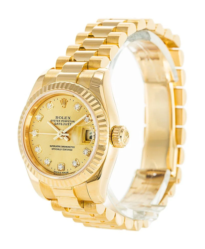 Rolex Datejust 26mm Gold Dial 179178 - view 3