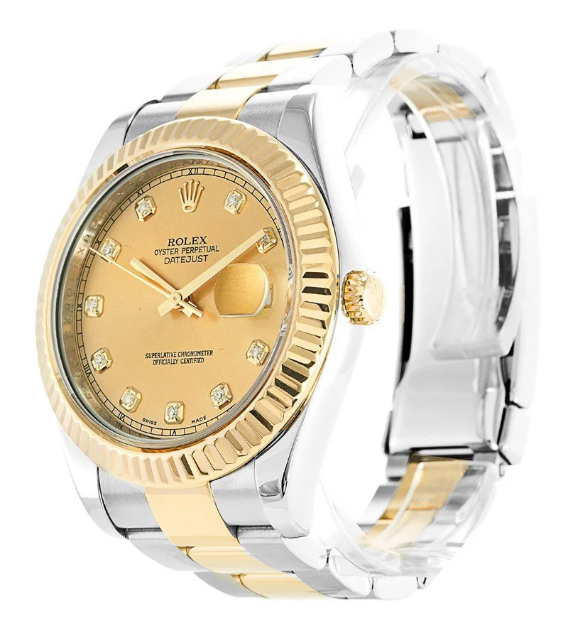 Rolex Datejust II 41mm Gold Dial 116333 - view 3