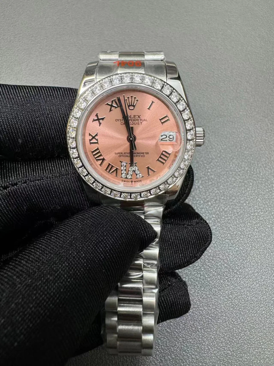 Rolex Datejust 31mm Pink set with diamonds Dial 278384RBR - view 3