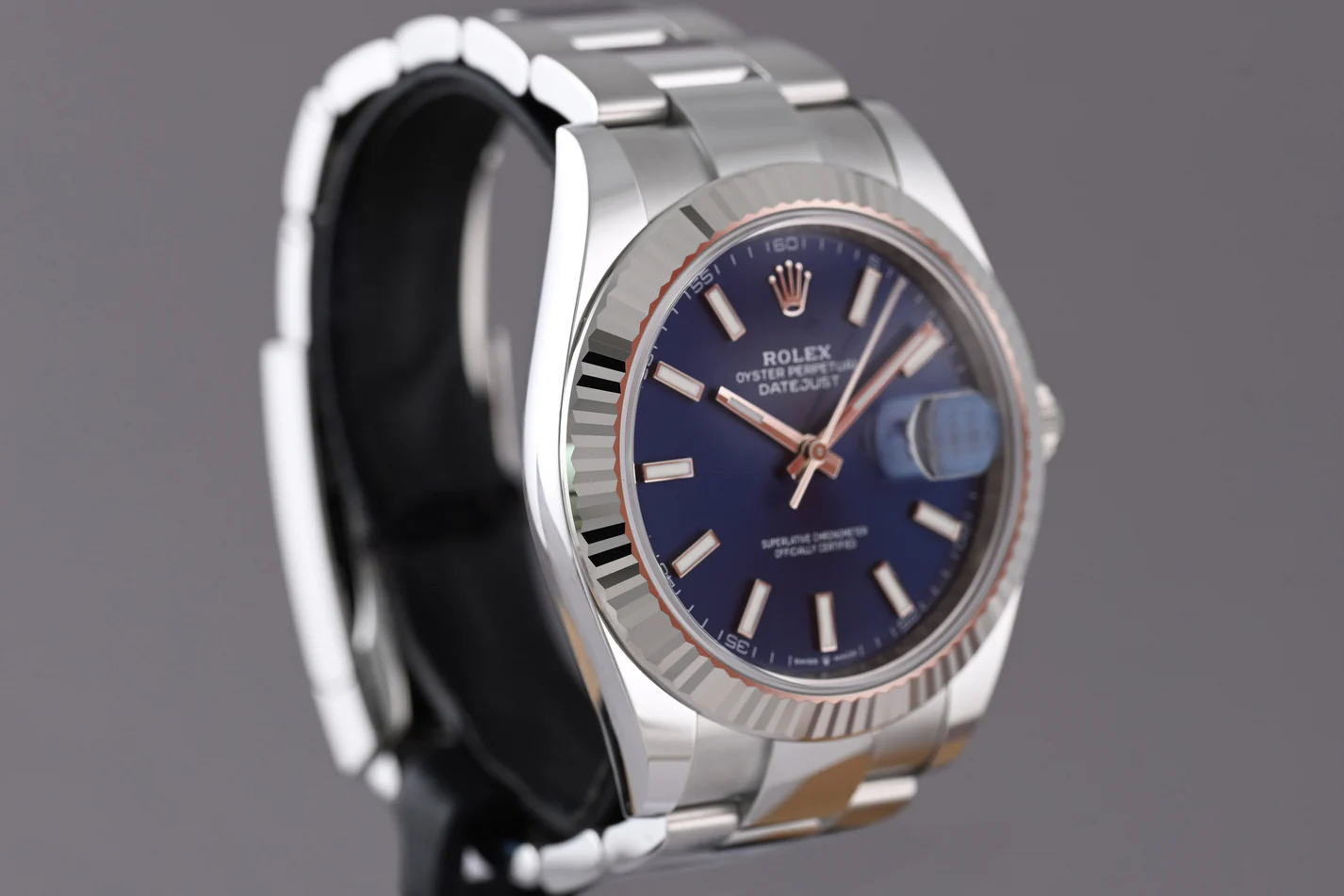 Rolex Datejust 41mm Blue Dial 126334 Oyster - view 10