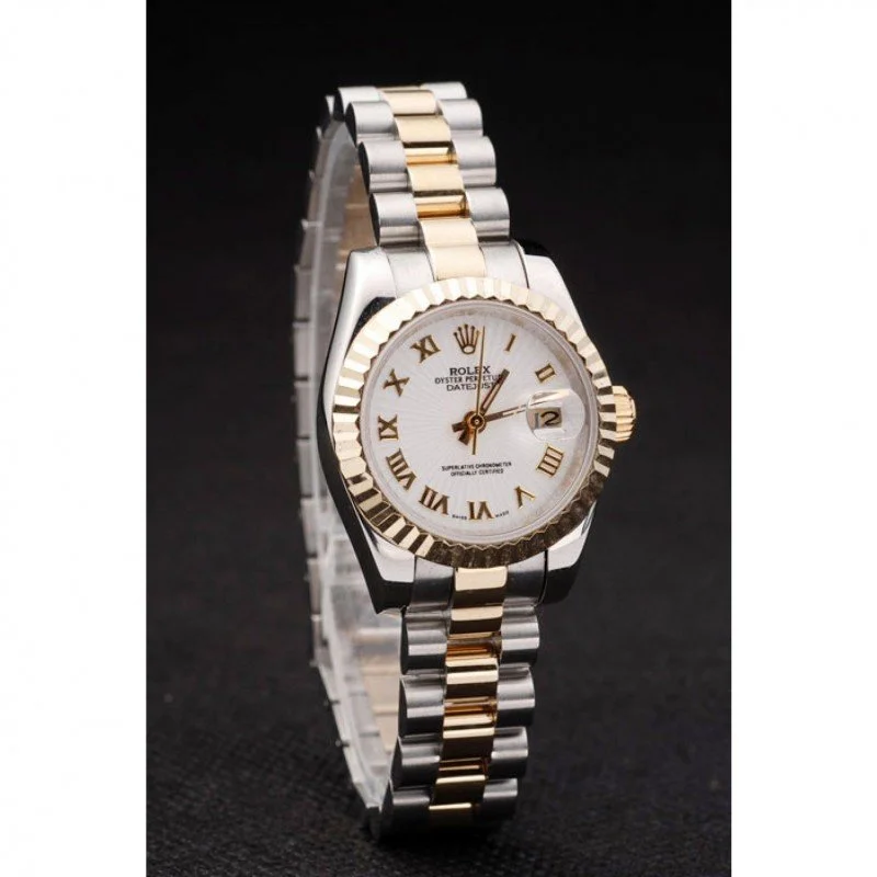 Superclone Rolex Datejust 26mm White Dial SRL104 - view 4
