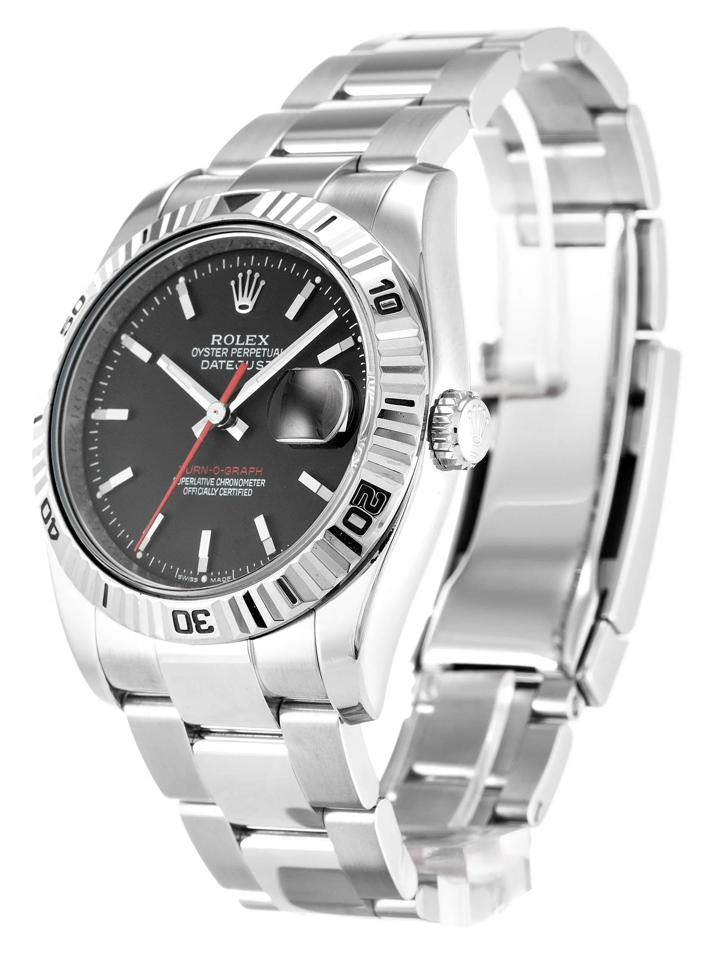 Rolex Datejust Turn-O-Graph 36mm Grey Dial 116264-2 - view 3
