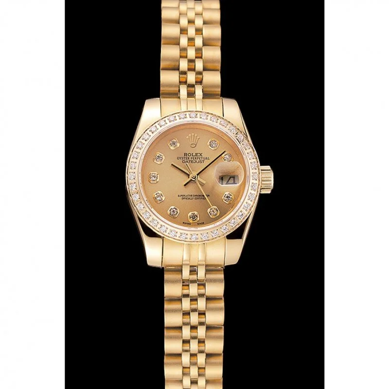 Superclone Rolex Datejust 28mm Gold Dial 1454096 - view 3