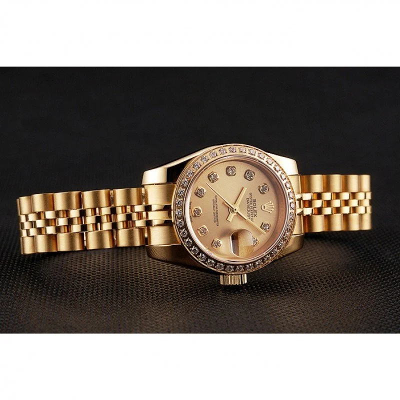 Superclone Rolex Datejust 28mm Gold Dial 1454096 - view 6