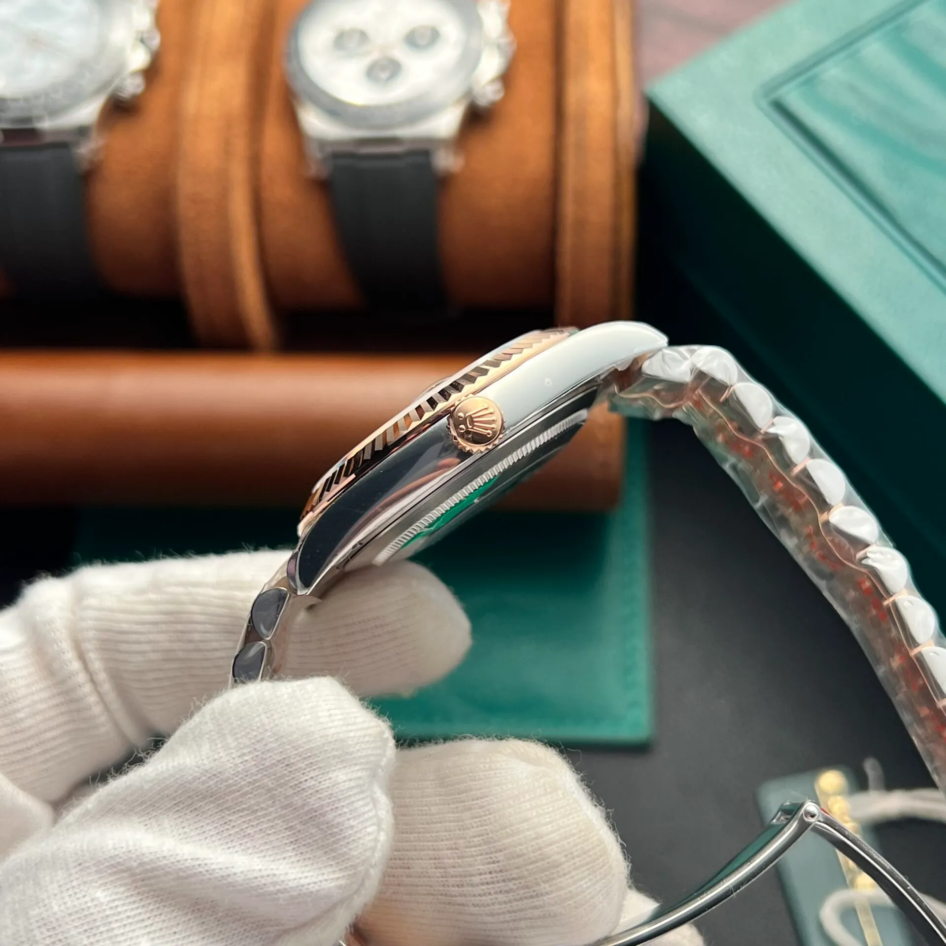 Superclone Rolex Datejust 41 mm Chocolate Dial 126331 Jubilee - view 5