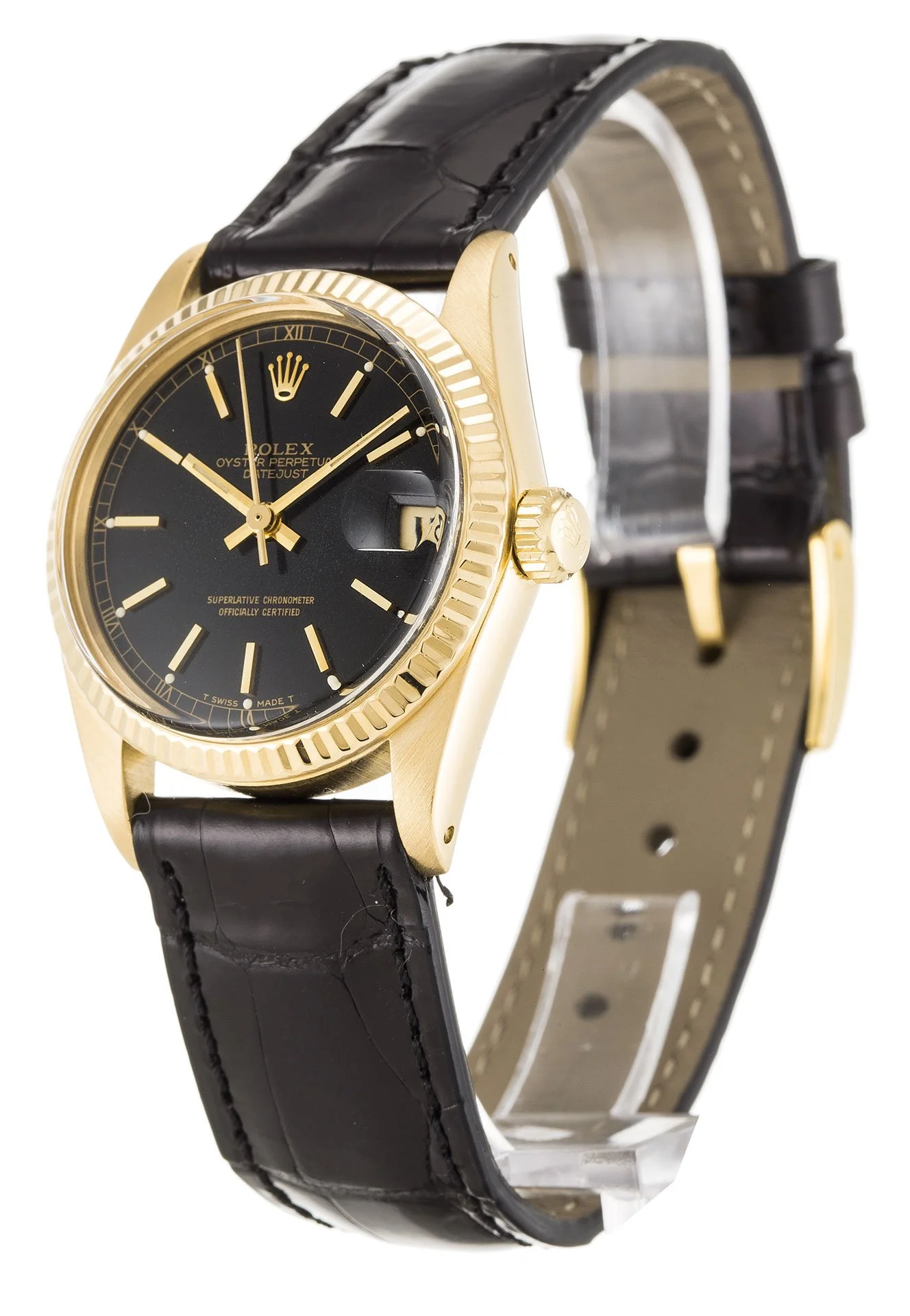 Rolex Datejust Mid-Size 31mm Black Dial 6827 - view 3