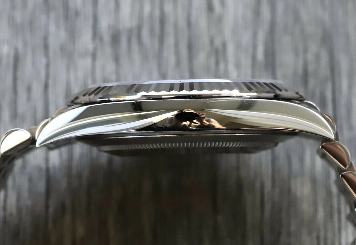Superclone Rolex Datejust 41mm Rhodium Dial 126334  Wimbledon  Flutted / Jubilee - view 6