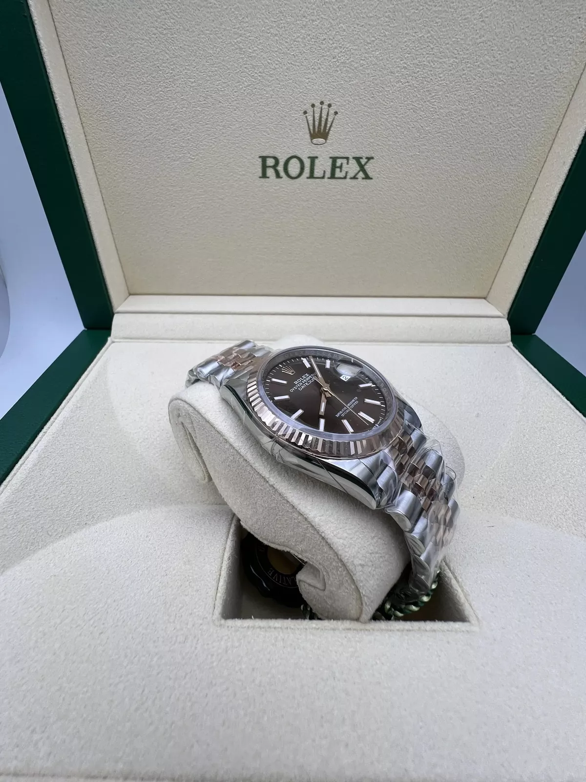 Superclone Rolex Datejust 36 mm Chocolate Dial 126231 Jubilee - view 4