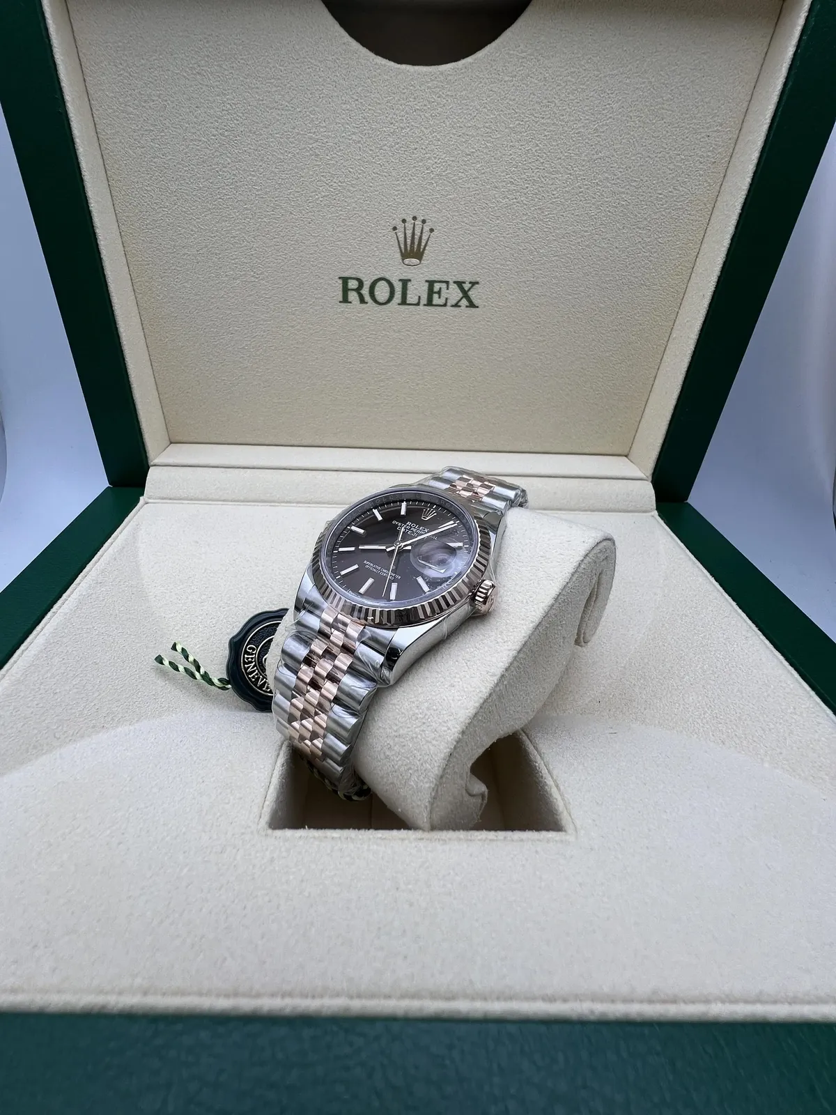 Superclone Rolex Datejust 36 mm Chocolate Dial 126231 Jubilee - view 5