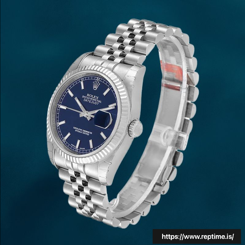 Rolex Datejust 116234BLSJ Men’s 36mm Watch Silver-tone - view 3